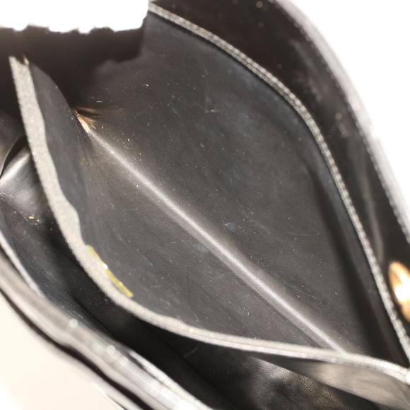 CHANEL Chain Shoulder Bag Patent leather Black CC Auth ar9959B - Picture 11 of 16